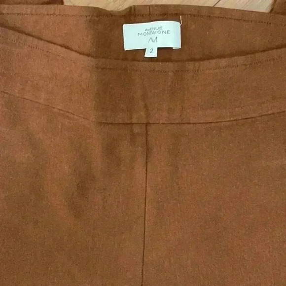 Avenue de Montaigne Franco Cuff Pants in camel size 2 - Picture 2 of 2